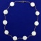 Natural Mother Of Pearl Necklace In 14k Gold