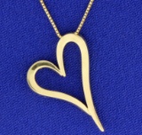 Heart Pendant On Chain