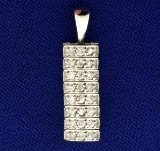 1/2ct Tw Diamond Pendant