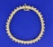 4ct Tw Champagne Diamond Tennis Bracelet