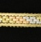 Italian Made Yellow, White, & Rose Gold Bracelet