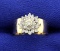1/2 Ct Tw Diamond Cluster Ring