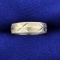 Woman's White Gold Wedding Band Ring