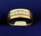 6.5mm White And Yellow Gold Wedding Band