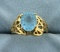 3ct Blue Topaz Ring