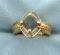 Mystic Topaz And Diamond Ring