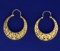 Designer Unique Hoop Earrings