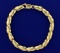 8 1/4 Inch Twist 8 Link Designer Bracelet