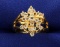 3/4 Ct Tw Cz Ring In 14k Yellow Gold
