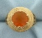 5ct Spessarite Garnet Ring