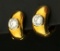 1/2 Ct Tw Diamond Hoop Earrings