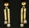 .9ct Tw Dangle Diamond Earrings