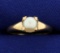 6mm Akoya Pearl Solitaire Gold Ring