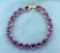 Amethyst And Diamond Bracelet In 14k Gold