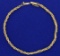 8 Inch Rope Style Bracelet In 14k Gold