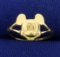 Vintage Disney Mickey Mouse Ring In 14k Yellow Gold