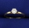 .3ct Solitaire Diamond Engagement Ring In 14k Yellow Gold
