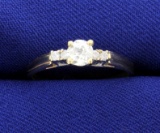 1/2ct Total Weight Diamond Ring