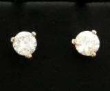 .4ct Total Weight Diamond Stud Earrings