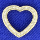 .3 Ct Tw Diamond Heart Pendant