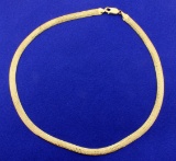 Herring Bone Style Necklace