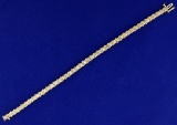 2 1/4ct Tw Champagne Diamond Tennis Bracelet