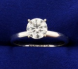 1ct Solitaire Diamond Engagement Ring