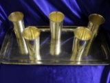 Vintage 1932 North Wales Cup Horse Race Sterling Silver Mint Julep Cups And Tray