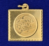 Happy Birthday Pendant