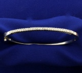 1/2ct Tw Diamond Bangle Bracelet