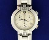 Men's Concord La Scala Diamond Chronograph Watch