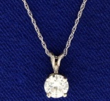 .6ct Diamond Pendant With Chain