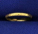 Gold Band Baby Ring In 10k Yellow Gold