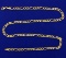20 Inch Figaro Link Neck Chain In 14k Gold
