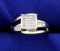 1/2 Ct Tw Invisible Set Diamond Ring