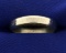 Men's White Gold Wedding Band Ring