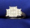 2ct Tw Princess Cut Invisible Set Diamond Ring
