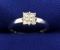 Nine Diamond Ring In 14k White Gold