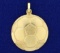 Soccer Ball Pendant In 14k Yellow Gold