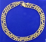 23 1/2 Inch Figaro Neck Chain