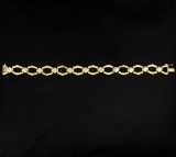 Italian Made 7 1/4 Inch Gold Bracelet