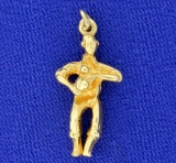 14k Man Pendant