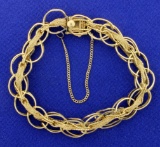 14k Charm Bracelet