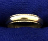 Men's 5mm Wedding Band Ring