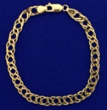 8 Inch Double Curb Link Bracelet