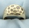 1.25ct Tw Chocolate, Champagne, And White Diamond Ring