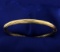 18k Gold Twisting Bangle Bracelet