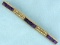 Antique Amethyst And Seed Pearl Pin In 14k Yellow Gold