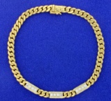 18k 1/2ct Tw Diamond Bracelet