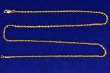 Unique 25 Inch Triangle Link Neck Chain
